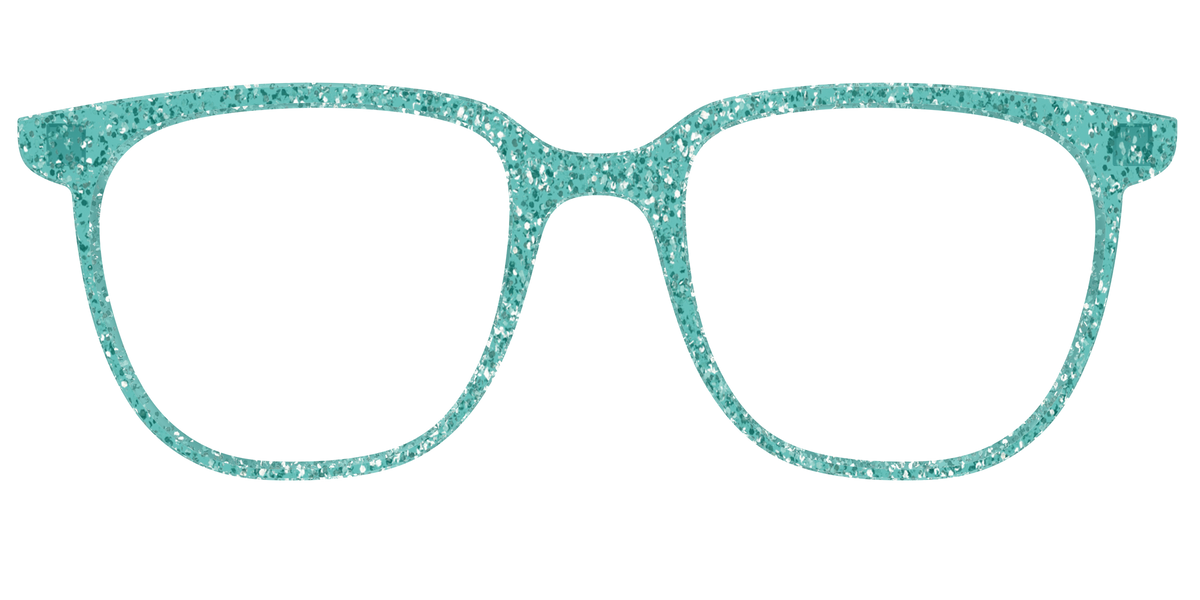 The Mint Sparkle - Front Top Image - Pair Eyewear
