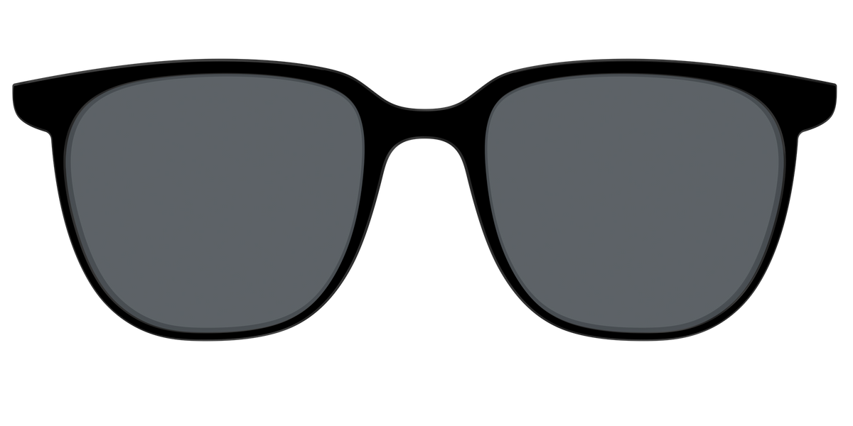 The Non-Polarized Black Sun Top - Front Top Image - Pair Eyewear