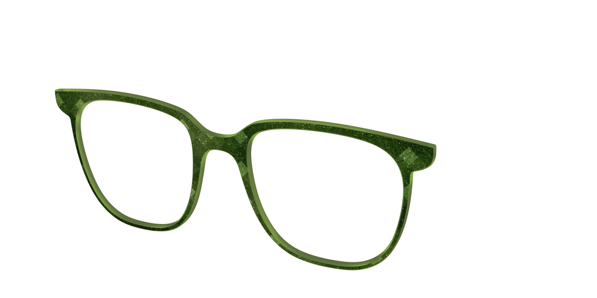 The Olive Geo - Angle Top Image - Pair Eyewear