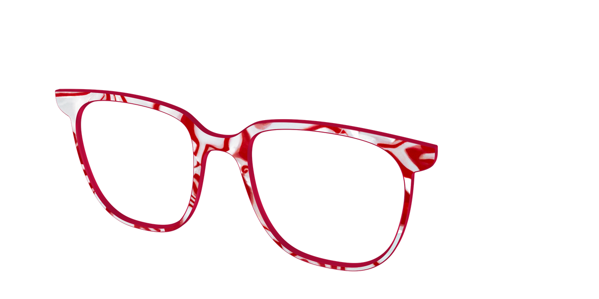 The Peppermint Swirl - Angle Top Image - Pair Eyewear