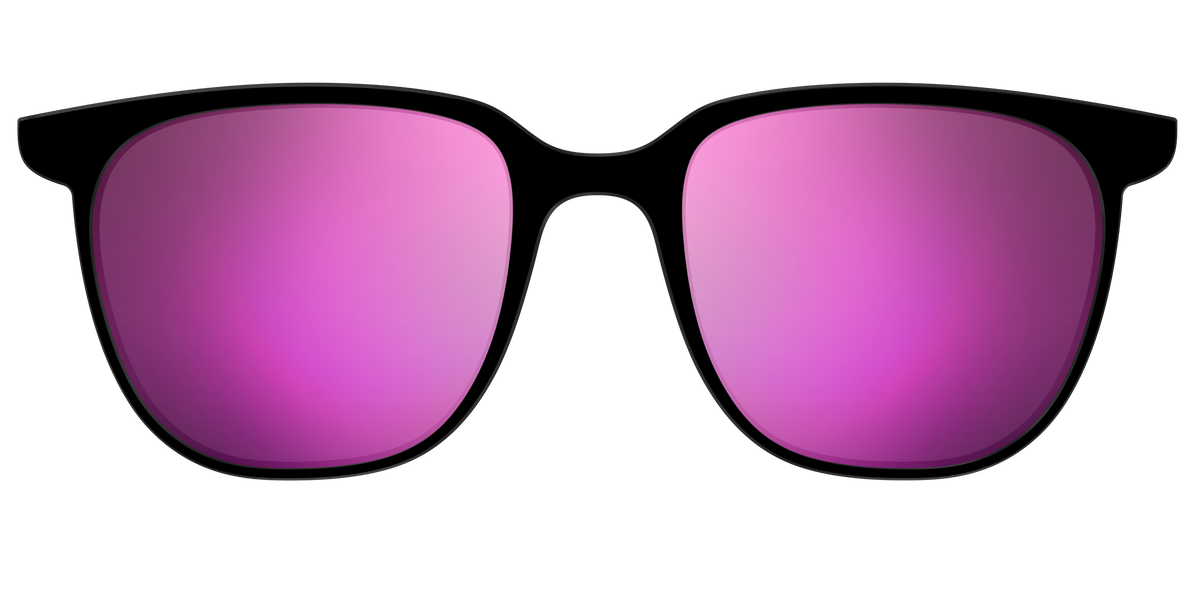 The Polarized Pink Reflective Sun Top - Front Top Image - Pair Eyewear