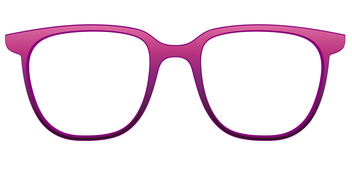 The Pink to Plum Gradient - Front Top Image - Pair Eyewear