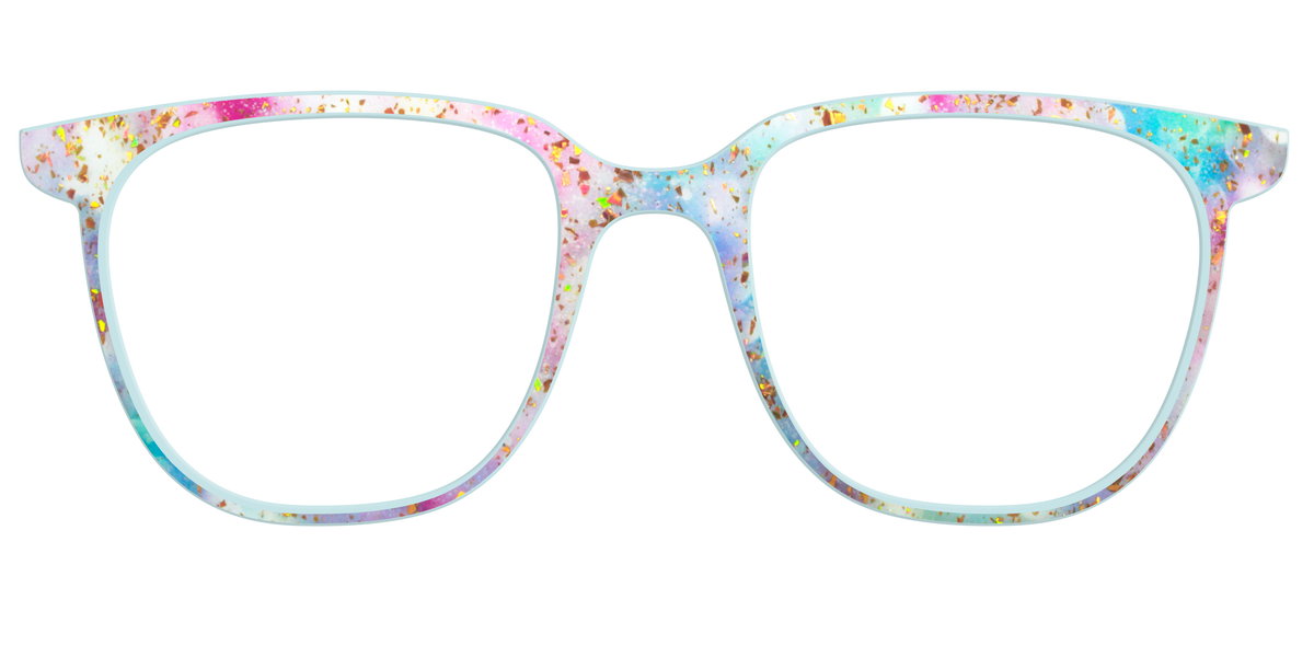 The Pixie Bokeh with Gold Flakes - Front Top Image - Pair Eyewear
