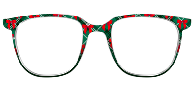 The Ribbon-Clad Plaid - Front Top Thumbnail - Pair Eyewear