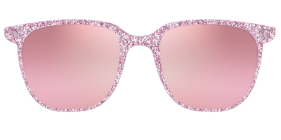 The Polarized Rose Gold Sparkle Sun Top - Front Top Thumbnail - Pair Eyewear
