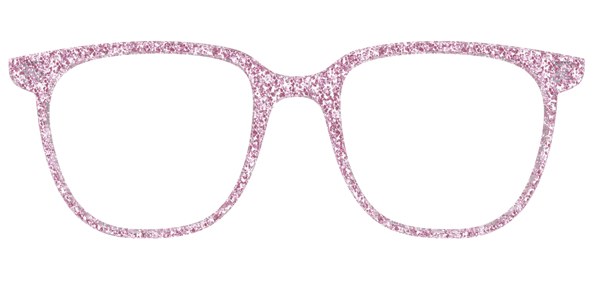 The Rose Gold Sparkle - Front Top Image - Pair Eyewear
