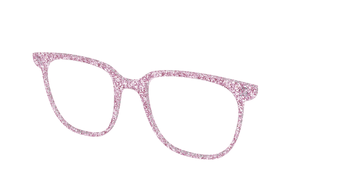 The Rose Gold Sparkle - Angle Top Image - Pair Eyewear