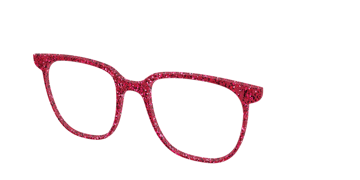 The Ruby Sparkle - Angle Top Image - Pair Eyewear