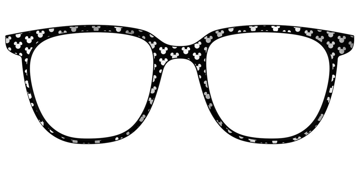The Silver Foil Mickey - Front Top Image - Pair Eyewear