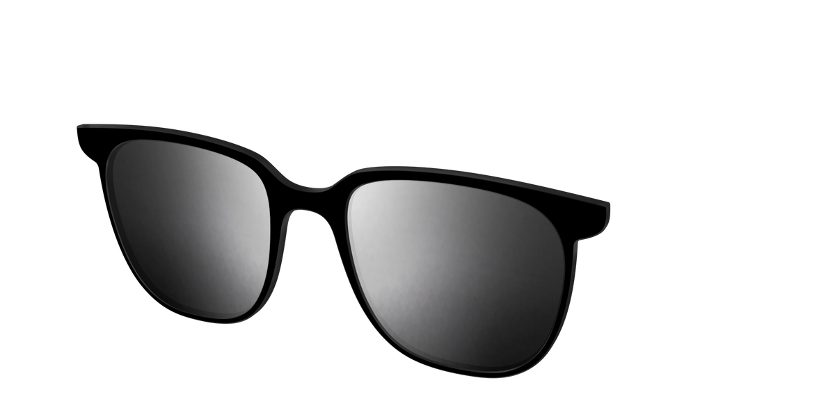 The Polarized Silver Reflective Sun Top - Angle Top Image - Pair Eyewear