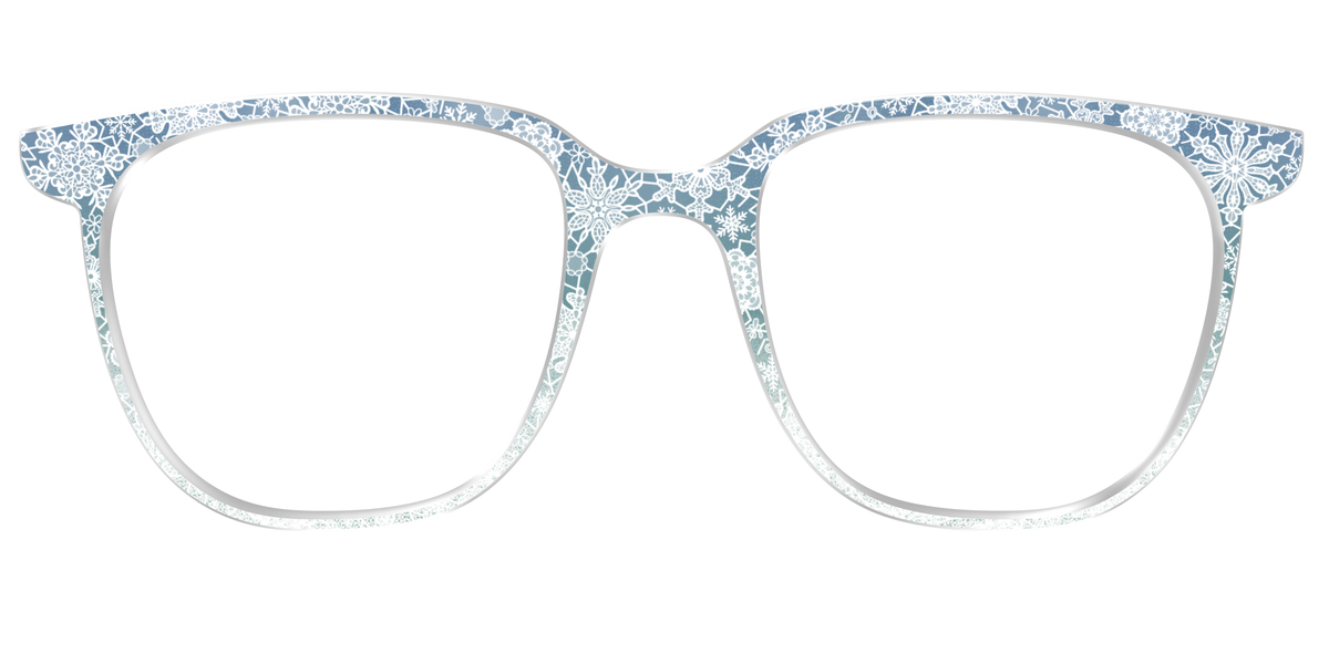 The White Lace Snowflake Crystal - Front Top Image - Pair Eyewear