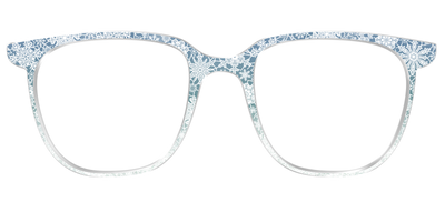 The White Lace Snowflake Crystal - Front Top Thumbnail - Pair Eyewear