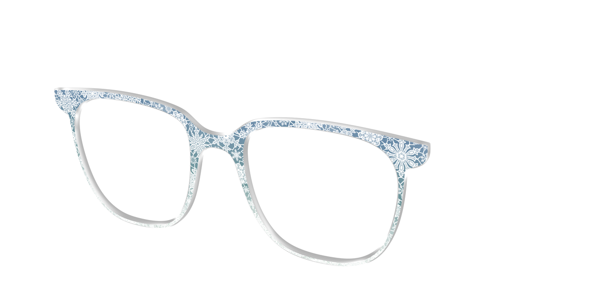 The White Lace Snowflake Crystal - Angle Top Image - Pair Eyewear