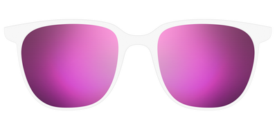 The Polarized White Sun Top - Front Top Thumbnail - Pair Eyewear