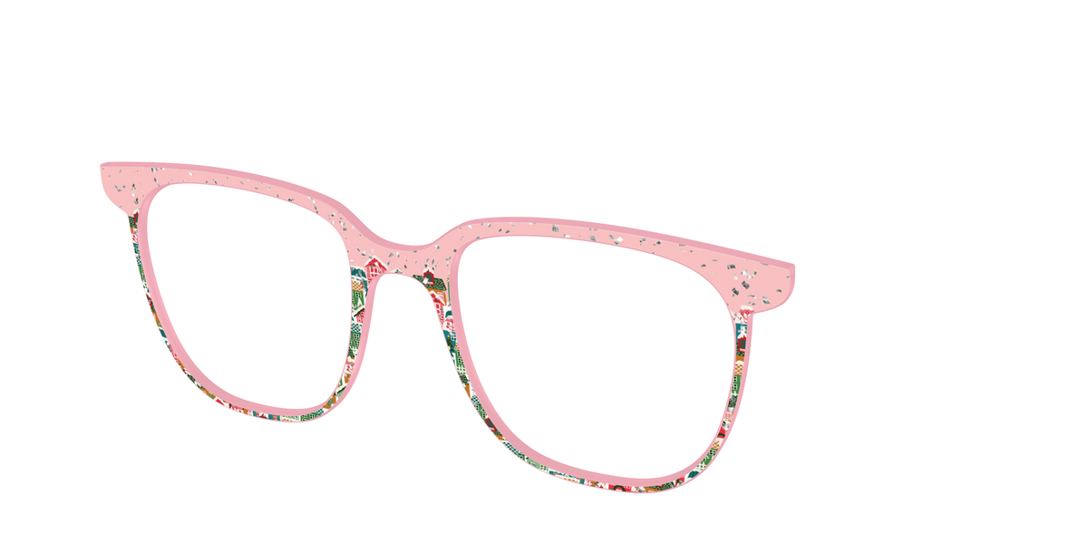 The Winter Village with Iridescent Glitter - Angle Top Image - Pair Eyewear