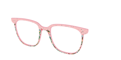 The Winter Village with Iridescent Glitter - Angle Top Thumbnail - Pair Eyewear