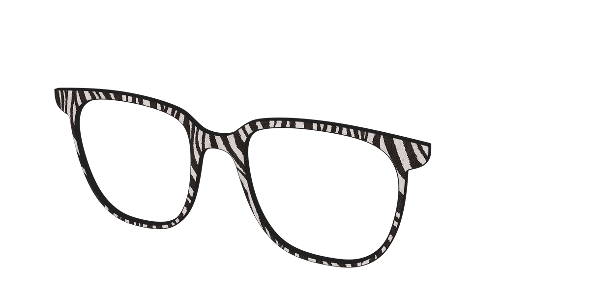 The Zebra Stripes - Angle Top Image - Pair Eyewear