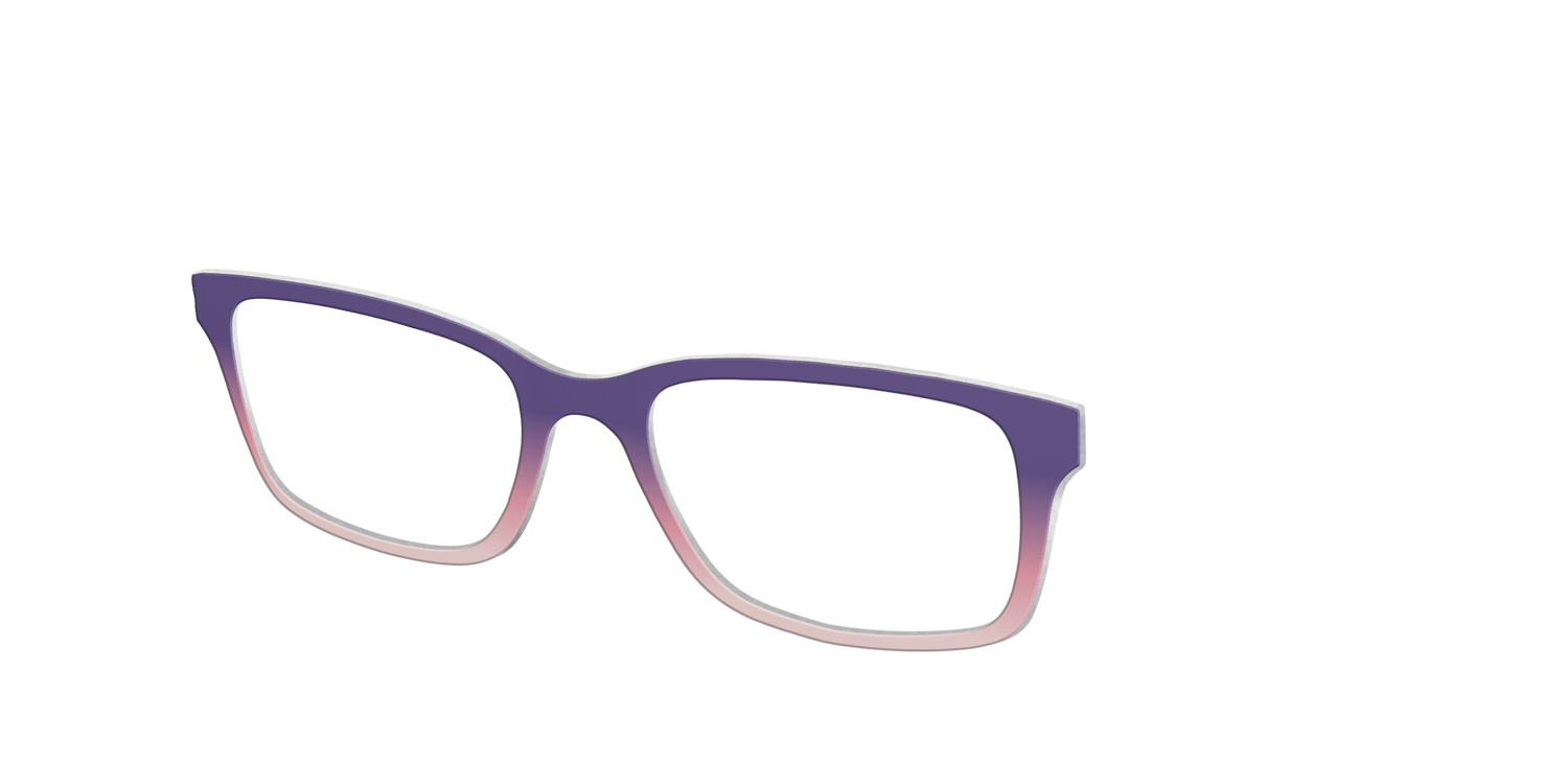 The Acai to Blush Gradient - Angle Top Image - Pair Eyewear