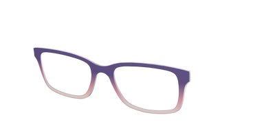 The Acai to Blush Gradient - Angle Top Thumbnail - Pair Eyewear