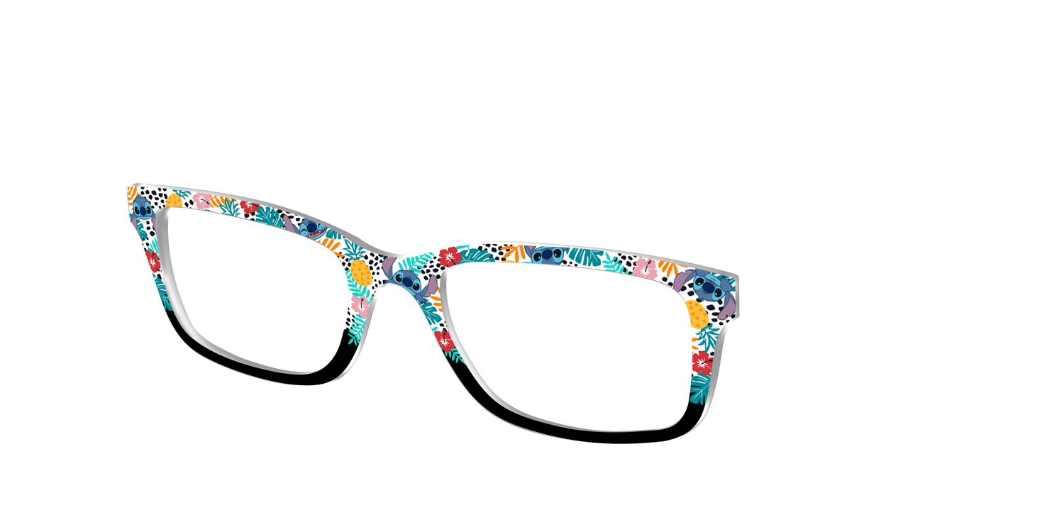 Aloha Tropical Blooms - Angle Top Image - Pair Eyewear
