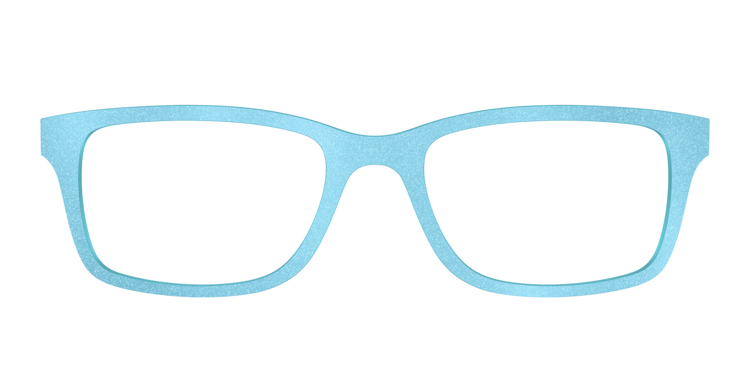 The Aqua Shimmer - Front Top Image - Pair Eyewear