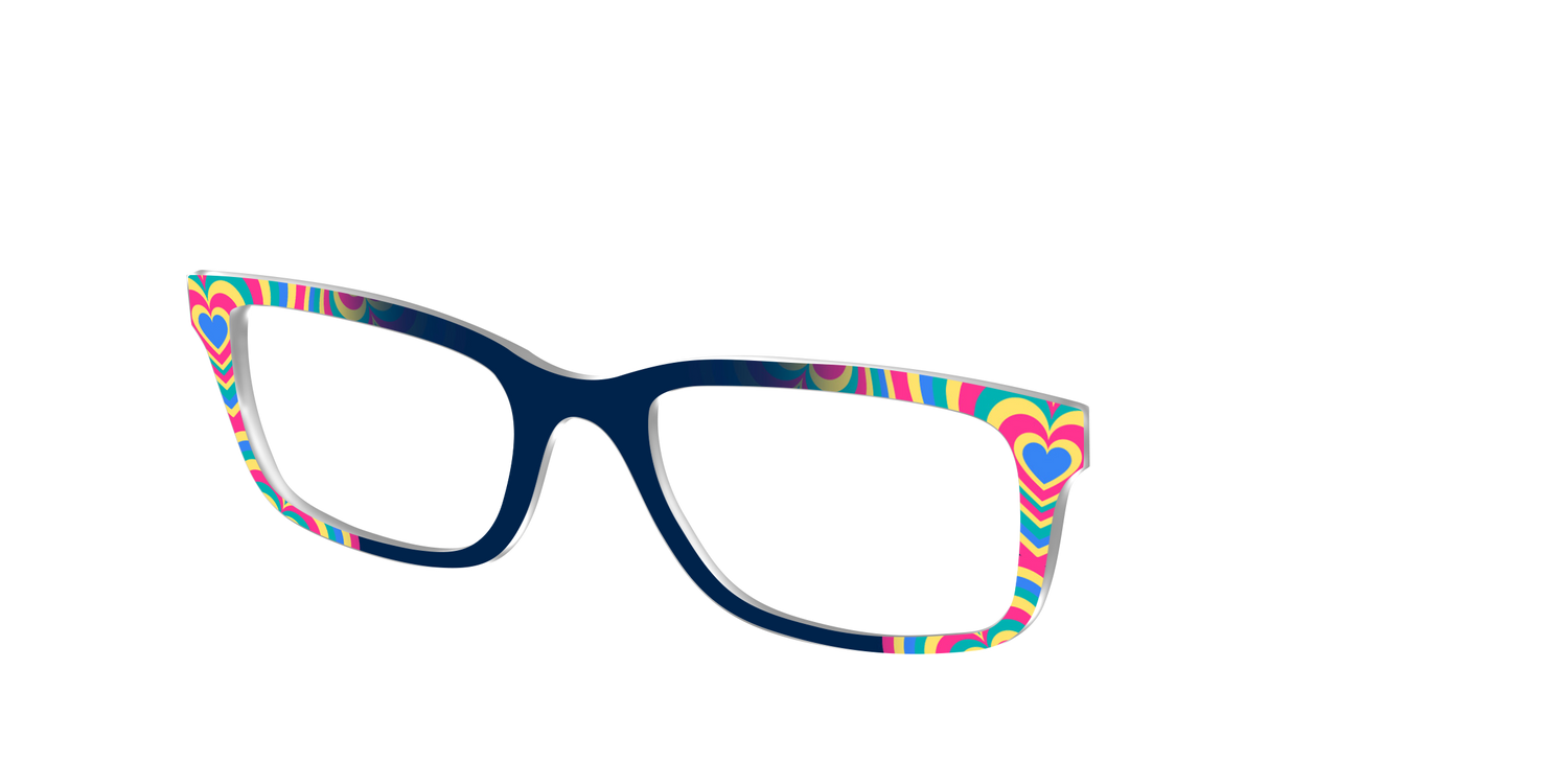 The Beaming Hearts - Angle Top Image - Pair Eyewear