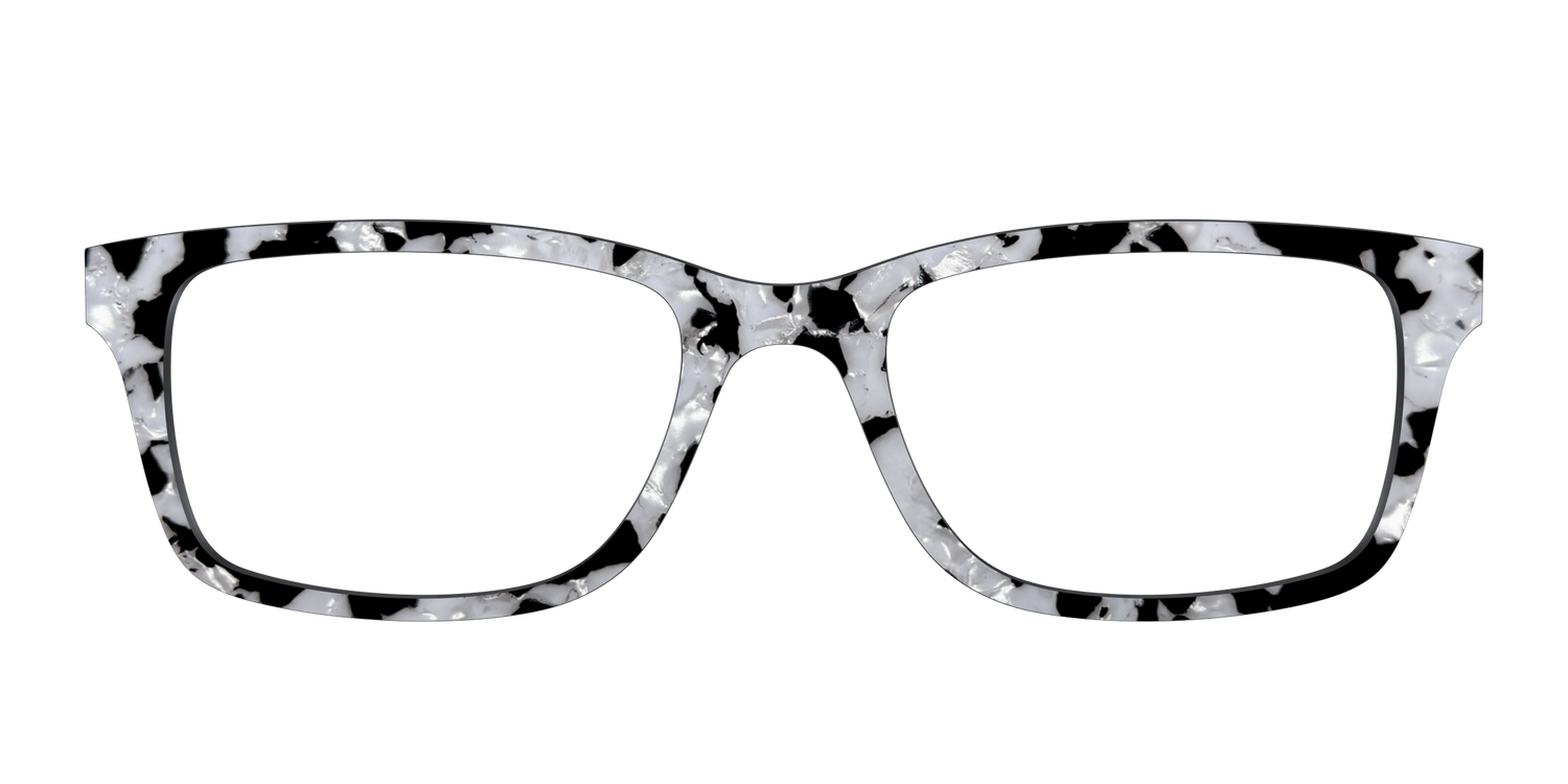 The Black & White Pearl Tortoise - Front Top Image - Pair Eyewear