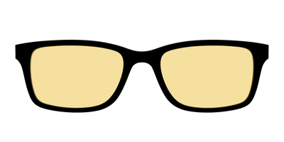 The Black with Driving Lens - Front Top Thumbnail - Pair Eyewear