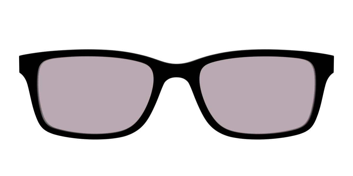 The Black with Gray Gaming lens - Front Top Image - Pair Eyewear
