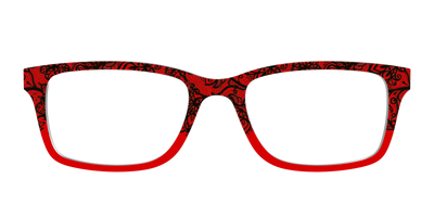 The Blood Red Lace Split - Front Top Thumbnail - Pair Eyewear