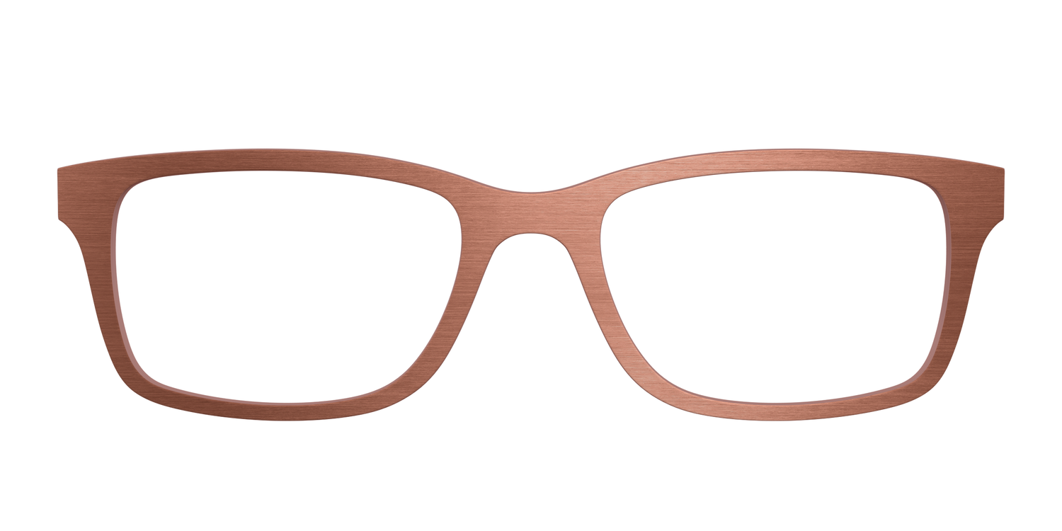 The Brushed Champagne - Front Top Image - Pair Eyewear