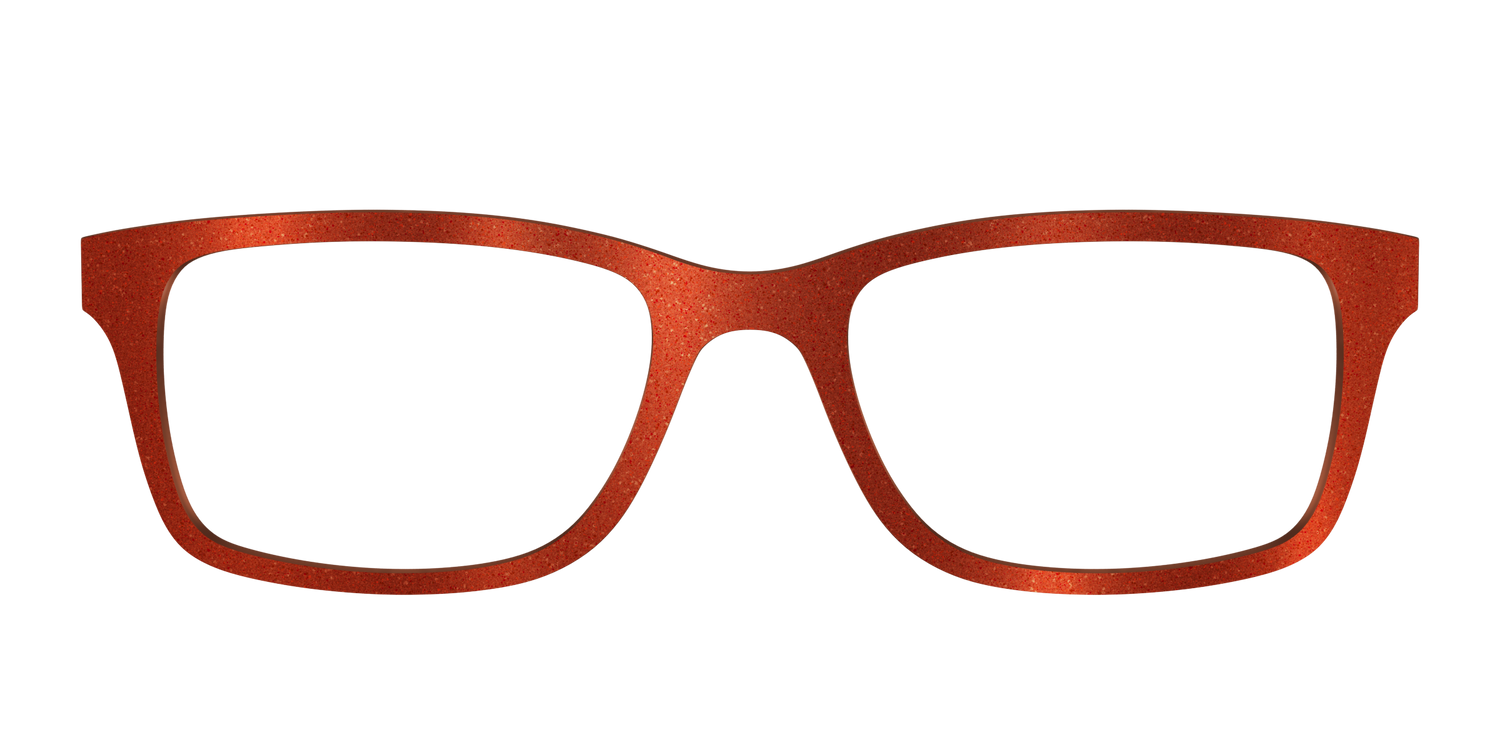 The Burnt Orange Shimmer - Front Top Image - Pair Eyewear
