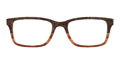 The Cabin Woodgrain Split - Front Top Thumbnail - Pair Eyewear