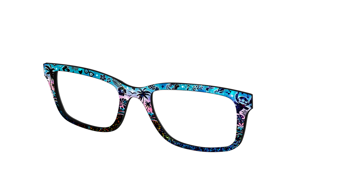 Catching Waves After Dark Holographic - Angle Top Image - Pair Eyewear