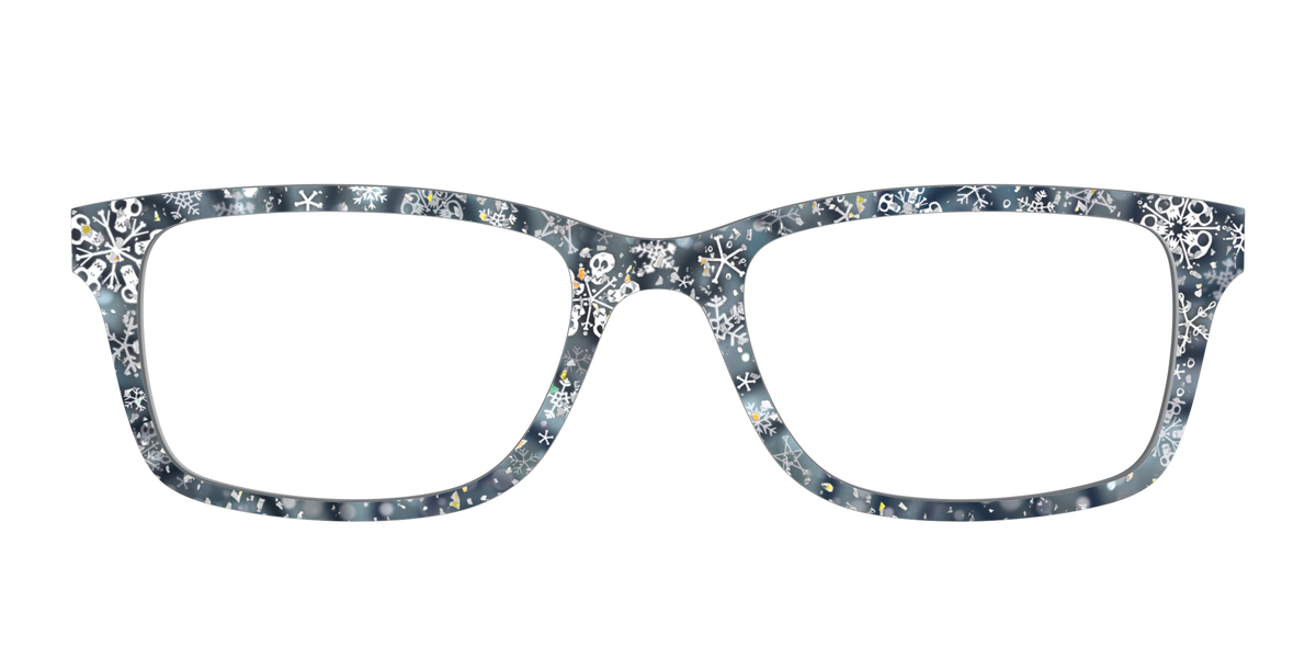 The Christmas Town Snow Globe with Holographic Glitter - Front Top Image - Pair Eyewear