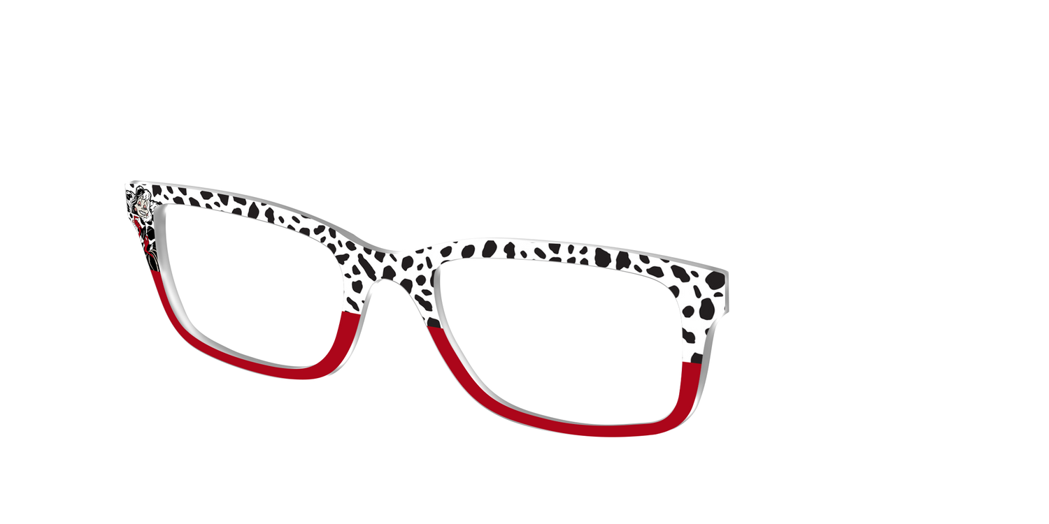 Cruella's Wicked Glamour Split - Angle Top Image - Pair Eyewear