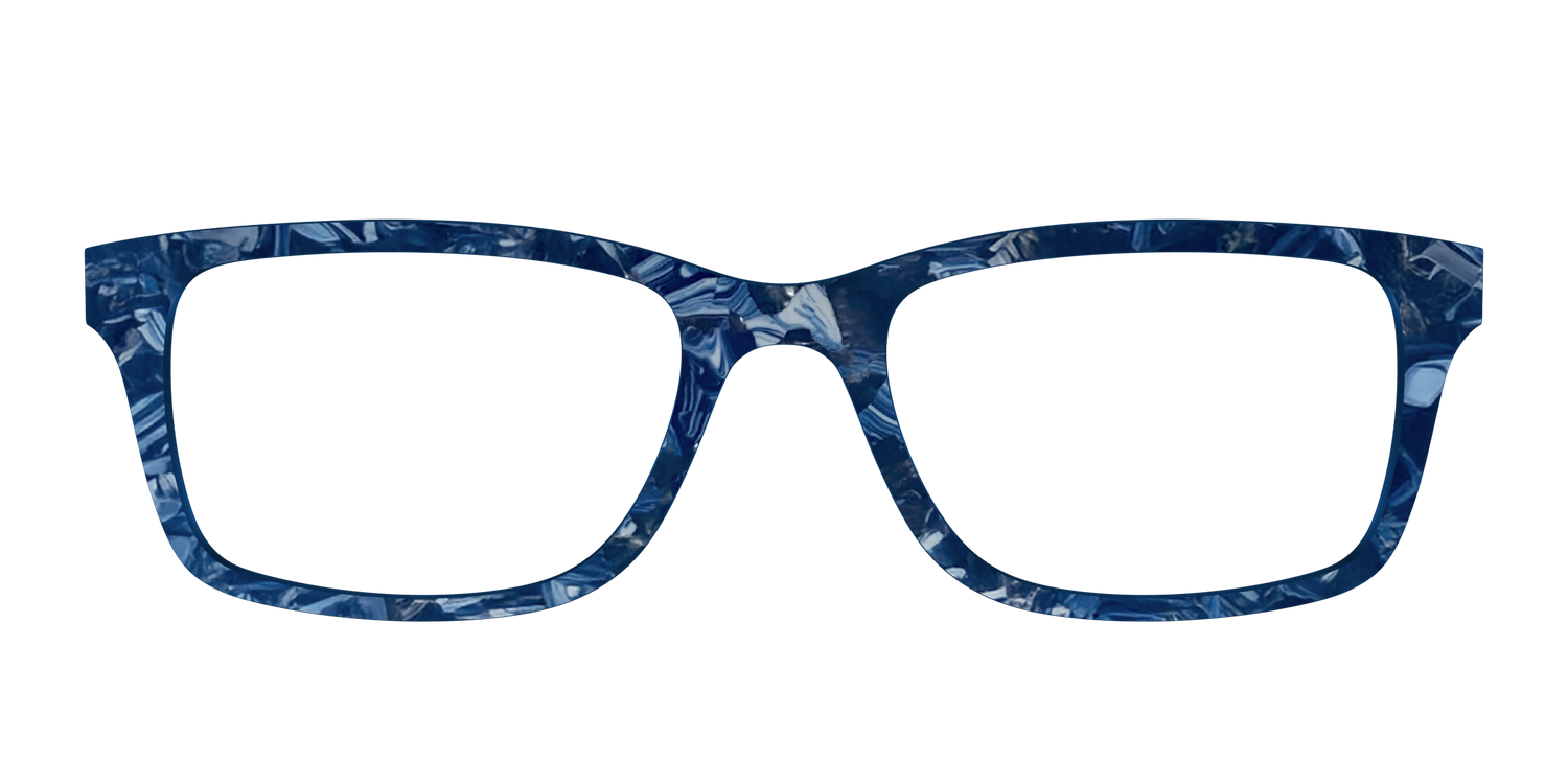 The Deep Slate Pearl Marble - Front Top Image - Pair Eyewear