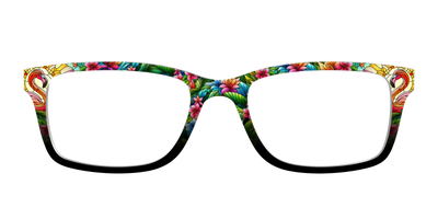 The Flamingo Stained Glass - Front Top Thumbnail - Pair Eyewear
