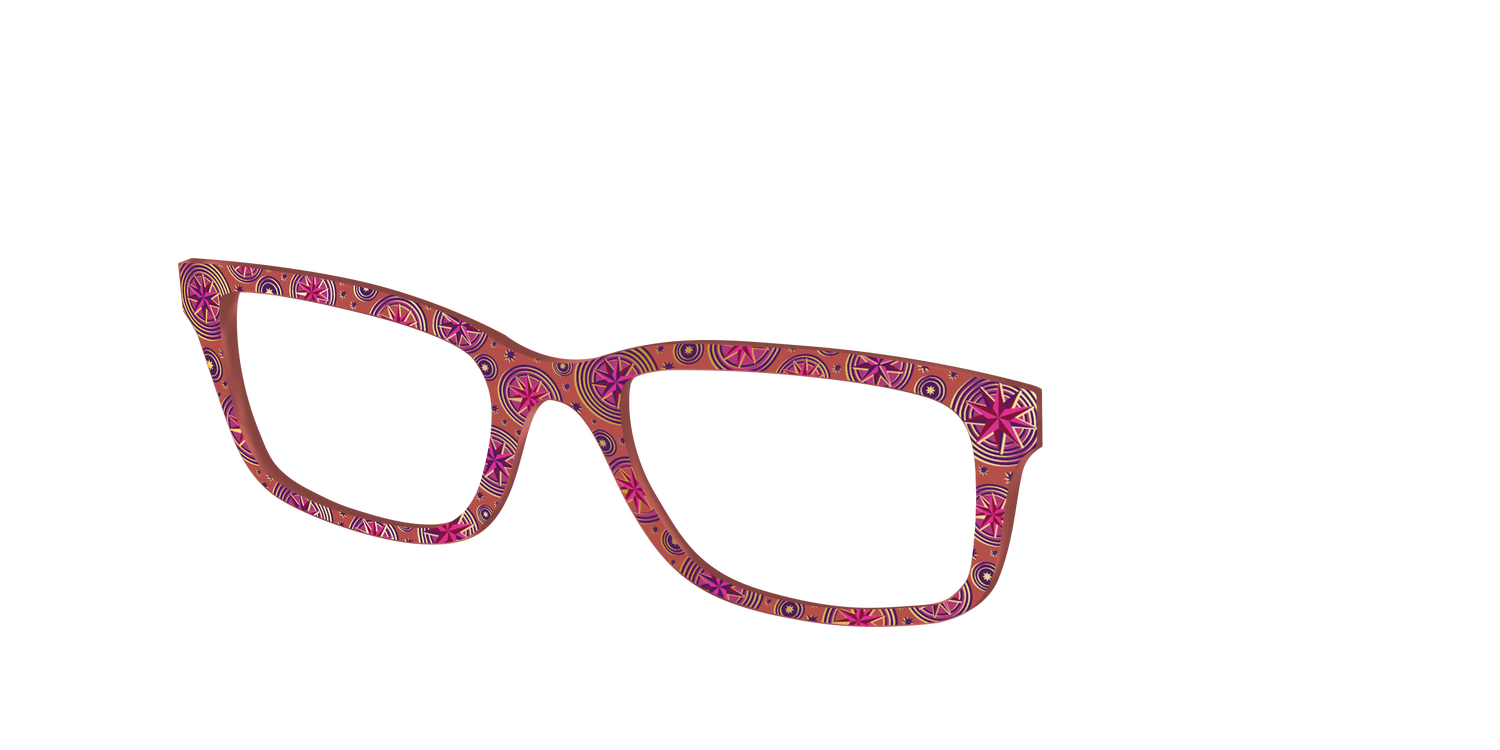 The Gold Foil Luna Lovegood™ - Angle Top Image - Pair Eyewear