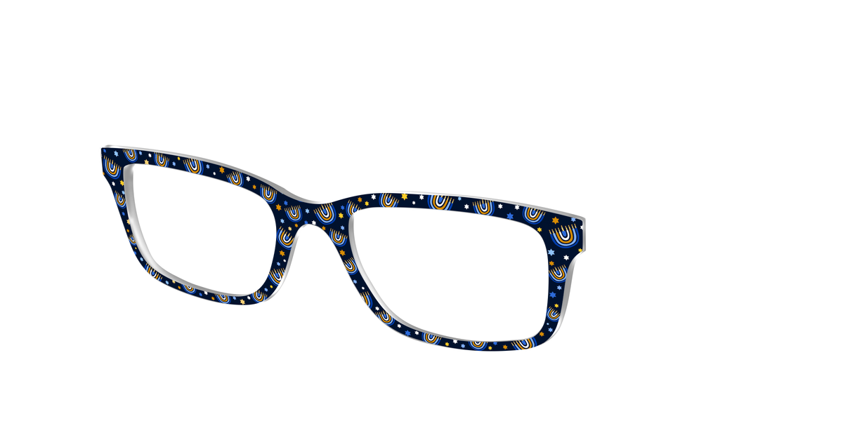 The Hanukkah Menorahs - Angle Top Image - Pair Eyewear