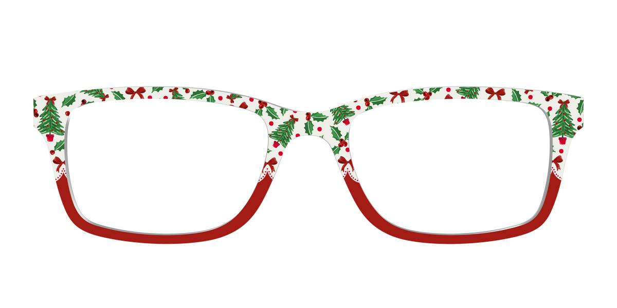 The Holly Jolly Split - Front Top Image - Pair Eyewear