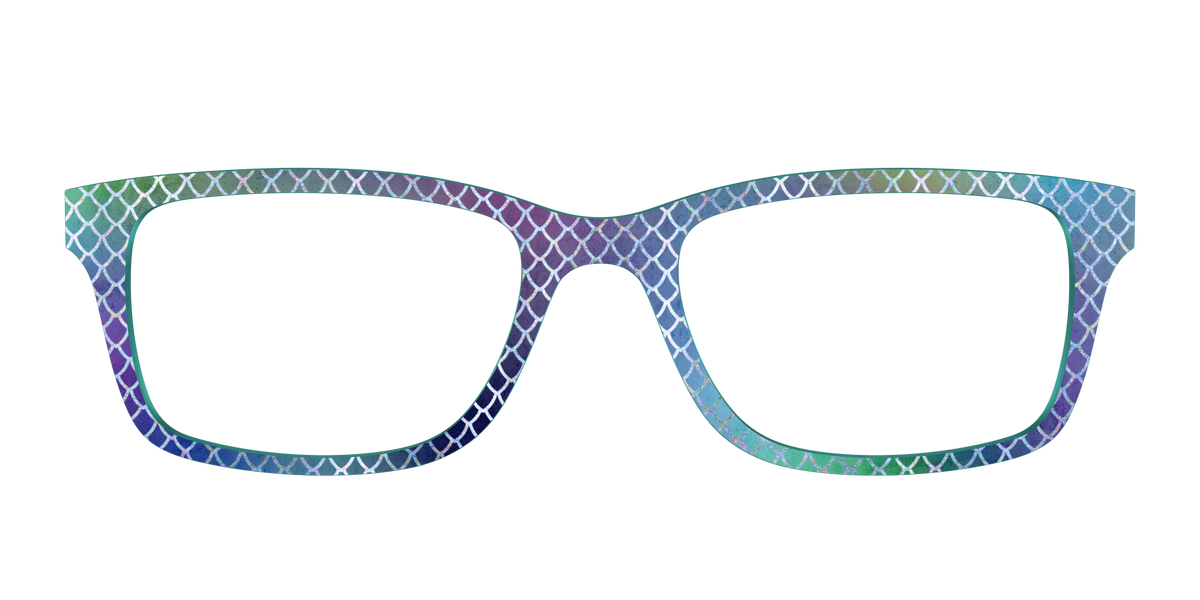 The Holographic Dragon Scales - Front Top Image - Pair Eyewear