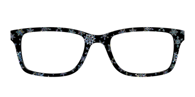 The Holographic Snowflakes - Front Top Thumbnail - Pair Eyewear