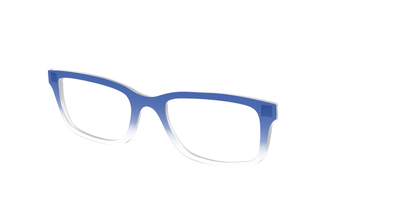 The Indigo Gradient Crystal - Angle Top Thumbnail - Pair Eyewear
