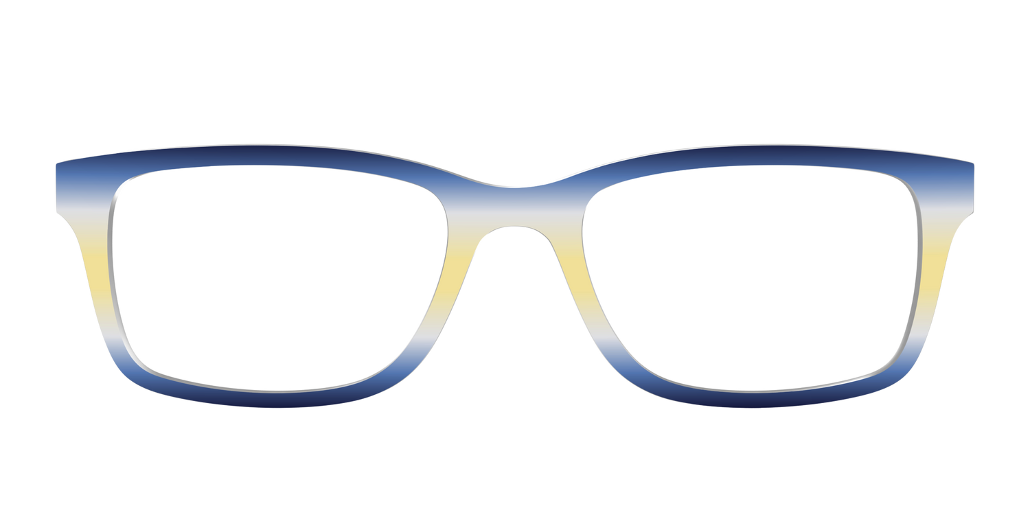 The Indigo to Honeysuckle Gradient - Front Top Image - Pair Eyewear