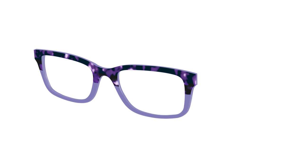 The Iris Tortoise Crystal Split - Angle Top Image - Pair Eyewear