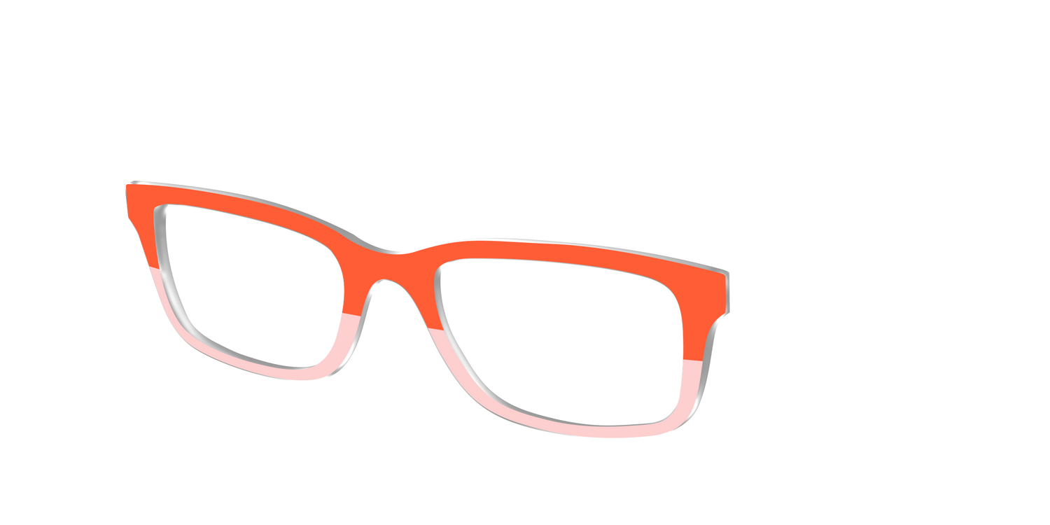 The Jasper & Venetian Pink Split - Angle Top Image - Pair Eyewear