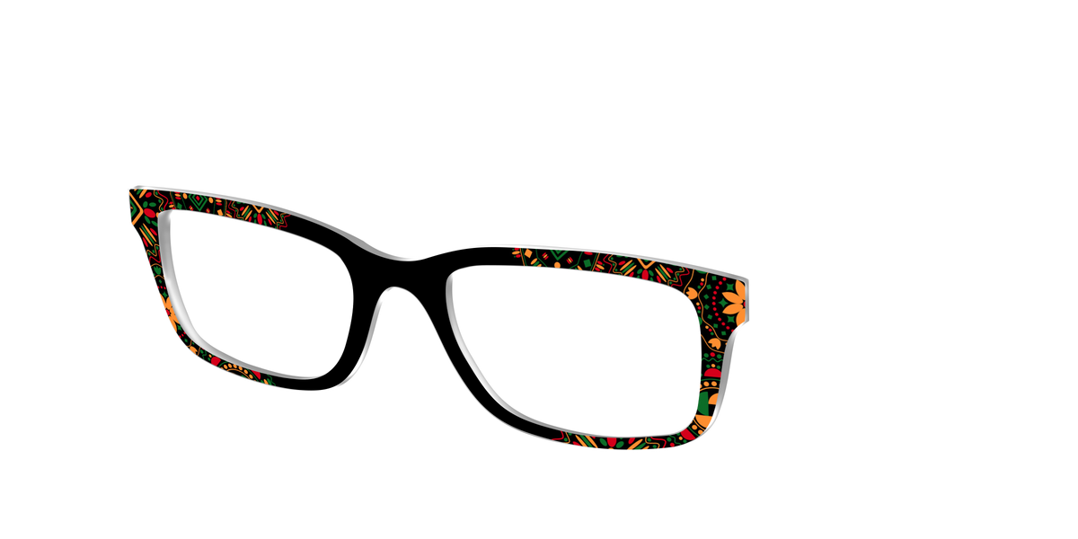 The Kwanzaa Medallion - Angle Top Image - Pair Eyewear