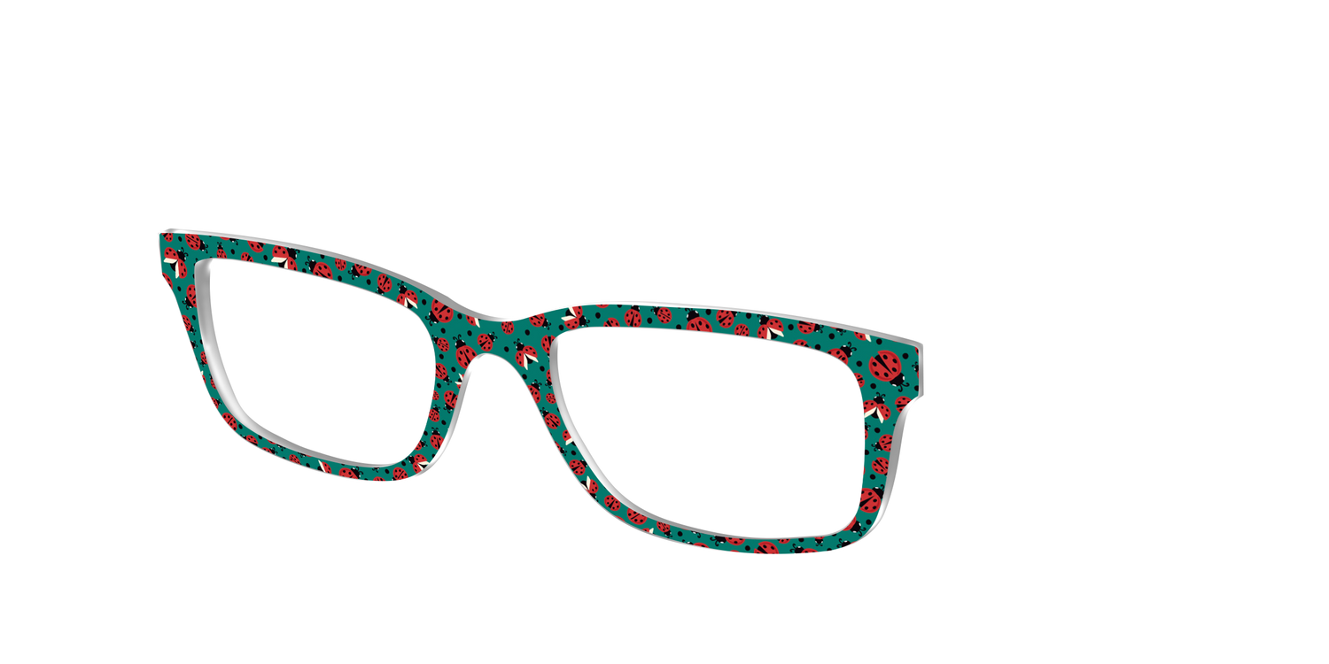The Ladybug Bunch - Angle Top Image - Pair Eyewear