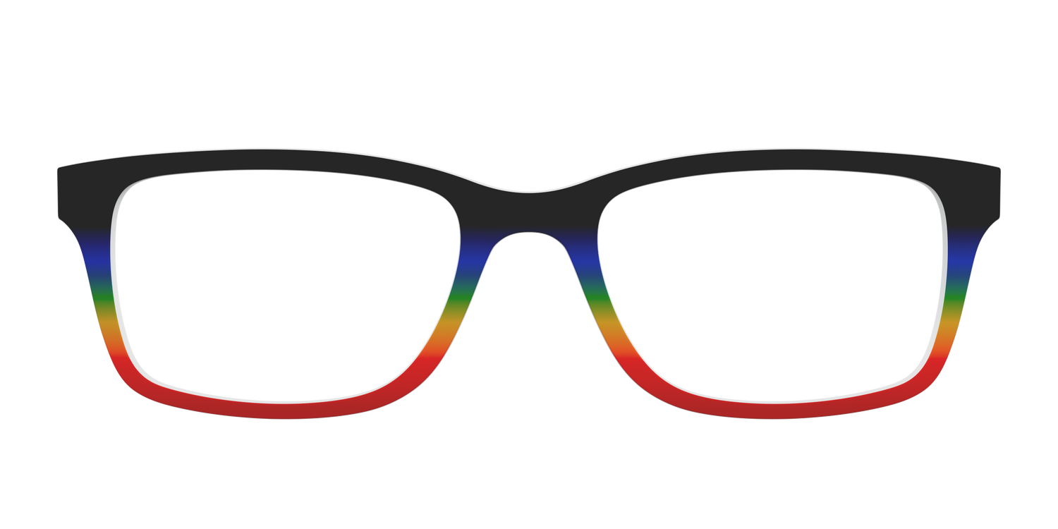 The Love Wins Gradient - Front Top Image - Pair Eyewear